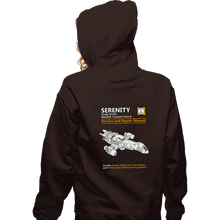 Load image into Gallery viewer, Shirts Zippered Hoodies, Unisex / Small / Dark Chocolate Serenity Service And Repair Manual
