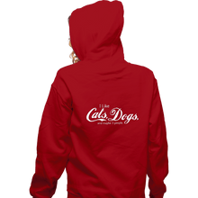 Load image into Gallery viewer, Shirts Zippered Hoodies, Unisex / Small / Red I Like Cats, Dogs, And Maybe 3 People