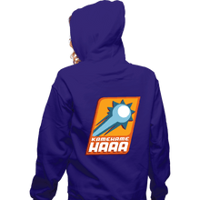 Load image into Gallery viewer, Secret_Shirts Zippered Hoodies, Unisex / Small / Violet KAMEHAMEHAAAA