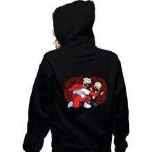 Load image into Gallery viewer, Shirts Zippered Hoodies, Unisex / Small / Black Think! You Little...