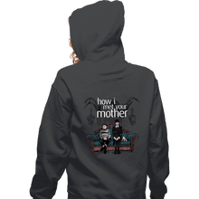 Load image into Gallery viewer, Secret_Shirts Zippered Hoodies, Unisex / Small / Dark Heather How I Met Morticia