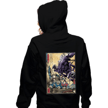 Load image into Gallery viewer, Daily_Deal_Shirts Zippered Hoodies, Unisex / Small / Black Aliens In Japan
