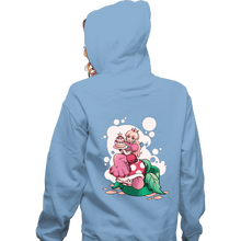 Load image into Gallery viewer, Shirts Zippered Hoodies, Unisex / Small / Royal Blue Princess Peach