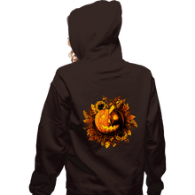 Load image into Gallery viewer, Secret_Shirts Zippered Hoodies, Unisex / Small / Dark Chocolate Lust For Halloween