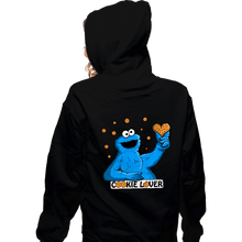Load image into Gallery viewer, Daily_Deal_Shirts Zippered Hoodies, Unisex / Small / Black Cookie Lover