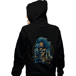 Daily_Deal_Shirts Zippered Hoodies, Unisex / Small / Black King Of The Underworld