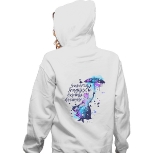 Shirts Zippered Hoodies, Unisex / Small / White Mary Watercolor