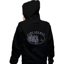 Load image into Gallery viewer, Shirts Zippered Hoodies, Unisex / Small / Black Camp Arawak