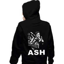 Load image into Gallery viewer, Secret_Shirts Zippered Hoodies, Unisex / Small / Black Johnny Ash