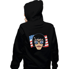 Load image into Gallery viewer, Shirts Zippered Hoodies, Unisex / Small / Black Star Spangled Butt