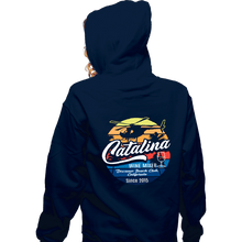 Load image into Gallery viewer, Shirts Zippered Hoodies, Unisex / Small / Navy Catalina Wine Mixer