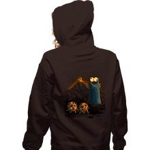 Load image into Gallery viewer, Secret_Shirts Zippered Hoodies, Unisex / Small / Dark Chocolate Lord of the Cookies
