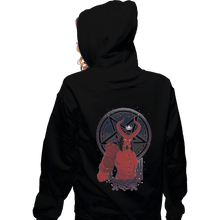 Load image into Gallery viewer, Shirts Zippered Hoodies, Unisex / Small / Black Infernal boy