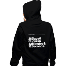 Load image into Gallery viewer, Secret_Shirts Zippered Hoodies, Unisex / Small / Black 28Days&