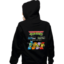Load image into Gallery viewer, Daily_Deal_Shirts Zippered Hoodies, Unisex / Small / Black Springfield Turtles