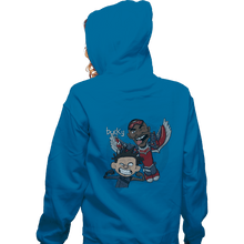 Load image into Gallery viewer, Shirts Zippered Hoodies, Unisex / Small / Royal Blue Bucky And Sam