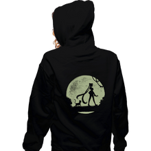 Load image into Gallery viewer, Secret_Shirts Zippered Hoodies, Unisex / Small / Black The Sailor Queen