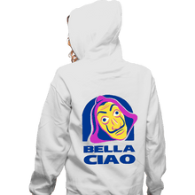 Load image into Gallery viewer, Shirts Zippered Hoodies, Unisex / Small / White Bella Ciao Tacos
