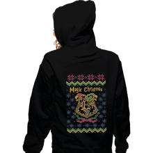 Load image into Gallery viewer, Shirts Pullover Hoodies, Unisex / Small / Black Magic Christmas