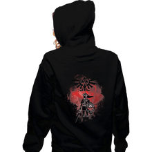 Load image into Gallery viewer, Shirts Zippered Hoodies, Unisex / Small / Black Dark Link Art