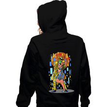Load image into Gallery viewer, Daily_Deal_Shirts Zippered Hoodies, Unisex / Small / Black The Mask Kiss