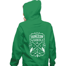 Load image into Gallery viewer, Shirts Pullover Hoodies, Unisex / Small / Irish Green Dungeon Dancer