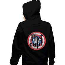 Load image into Gallery viewer, Shirts Zippered Hoodies, Unisex / Small / Black The Capt