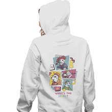 Load image into Gallery viewer, Shirts Zippered Hoodies, Unisex / Small / White What's The Story?