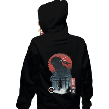 Load image into Gallery viewer, Shirts Pullover Hoodies, Unisex / Small / Black Samurai Warrior