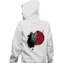 Load image into Gallery viewer, Shirts Zippered Hoodies, Unisex / Small / White Red Sun Guts