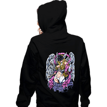Load image into Gallery viewer, Secret_Shirts Zippered Hoodies, Unisex / Small / Black Battle Angewomon