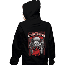 Load image into Gallery viewer, Shirts Pullover Hoodies, Unisex / Small / Black Storm Trooper