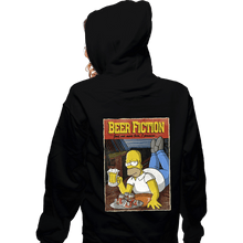 Load image into Gallery viewer, Daily_Deal_Shirts Zippered Hoodies, Unisex / Small / Black Beer Fiction