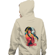Load image into Gallery viewer, Daily_Deal_Shirts Zippered Hoodies, Unisex / Small / White Yor Yukio-e