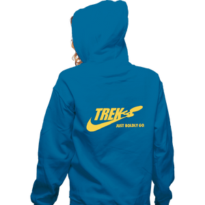 Shirts Zippered Hoodies, Unisex / Small / Royal Blue Trek Athletics