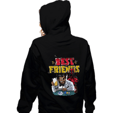 Load image into Gallery viewer, Secret_Shirts Zippered Hoodies, Unisex / Small / Black Best Friends!