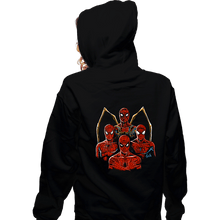 Load image into Gallery viewer, Shirts Zippered Hoodies, Unisex / Small / Black The Four Spidermen