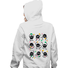 Load image into Gallery viewer, Daily_Deal_Shirts Zippered Hoodies, Unisex / Small / White Sooty Helpers