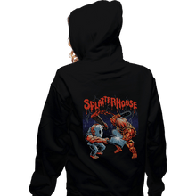 Load image into Gallery viewer, Shirts Zippered Hoodies, Unisex / Small / Black Bloody Duel