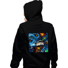 Load image into Gallery viewer, Daily_Deal_Shirts Zippered Hoodies, Unisex / Small / Black The Schwartz Was Never With van Gogh