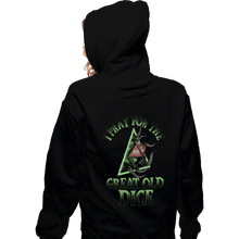 Load image into Gallery viewer, Shirts Zippered Hoodies, Unisex / Small / Black Great Old Dice