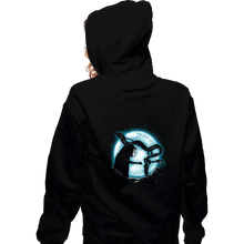 Load image into Gallery viewer, Shirts Zippered Hoodies, Unisex / Small / Black Moonlight Spirit