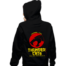 Load image into Gallery viewer, Daily_Deal_Shirts Zippered Hoodies, Unisex / Small / Black Thundercats Japan