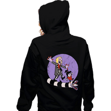 Load image into Gallery viewer, Daily_Deal_Shirts Zippered Hoodies, Unisex / Small / Black Beetle And Girl
