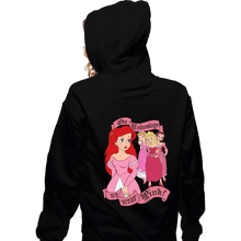 Load image into Gallery viewer, Shirts Zippered Hoodies, Unisex / Small / Black Mean Princesses