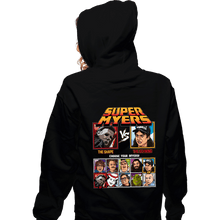 Load image into Gallery viewer, Daily_Deal_Shirts Zippered Hoodies, Unisex / Small / Black Super Mike Myers