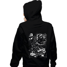 Load image into Gallery viewer, Daily_Deal_Shirts Zippered Hoodies, Unisex / Small / Black Real Busters