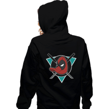 Load image into Gallery viewer, Shirts Zippered Hoodies, Unisex / Small / Black Mighty Dead Ducks