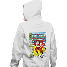 Load image into Gallery viewer, Daily_Deal_Shirts Zippered Hoodies, Unisex / Small / White Captain Canada