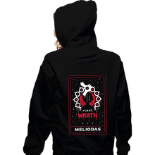 Load image into Gallery viewer, Shirts Zippered Hoodies, Unisex / Small / Black Wrath Dragon Sin Tarot